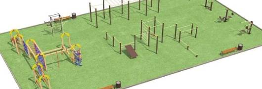 Проект спортивной площадки для любого возраста в Тюмени
