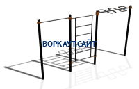 Спортивный комплекс воркаут ВС-129 в Тюмени
