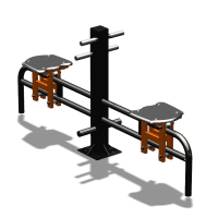 Уличный тренажер  "Каталка двойная"   УТ215 в Тюмени