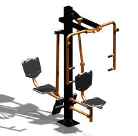 Уличный тренажер "Баттерфляй Жим ног" УТ347 в Тюмени