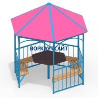 Беседка со столом и лавками МАФ 4121 в Тюмени