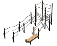 Спортивный комплекс воркаут ВС-194 в Тюмени