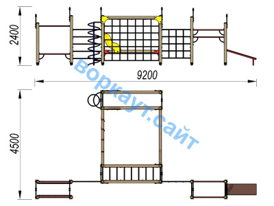 Детский спортивный комплекс ДСК 3102 в Тюмени