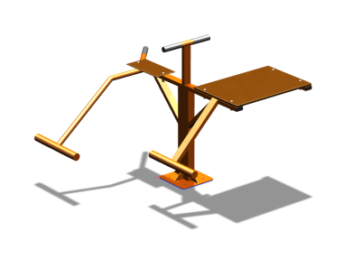 Уличный тренажер "Пресс Гиперэкстензия" УТ327 в Тюмени