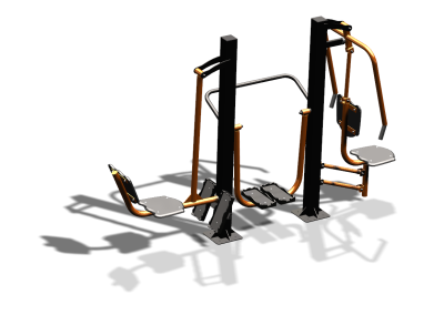 Уличный тренажер "Жим ногами Шагомер Жим от груди" УТ333 в Тюмени