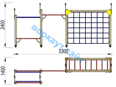 Детский спортивный комплекс Атлет ДСК 3106 в Тюмени
