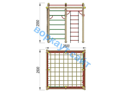 Детский спортивный комплекс ДСК 3110 в Тюмени Детский спортивный комплекс ДСК 3110 в Тюмени