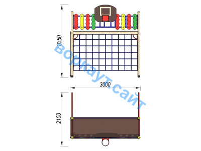 Детский спортивный комплекс ДСК 3101 в Тюмени