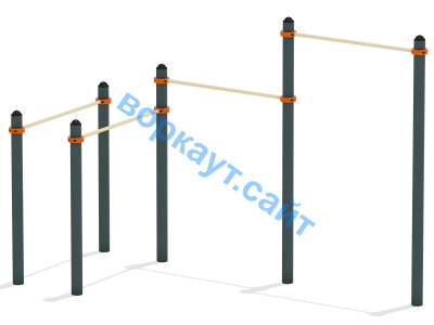 Турник двойной с брусьями ВС-17 в Тюмени