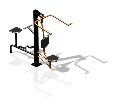 Уличный тренажер "Верхняя тяга Вело" УТ340 в Тюмени