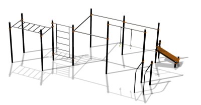 Спортивный комплекс воркаут ВС-153 в Тюмени