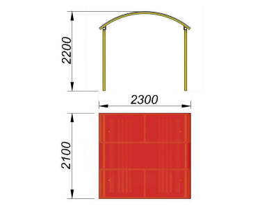 Навес судейский МАФ 4004 в Тюмени