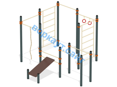 Спортивный комплекс воркаут ВС-47 в Тюмени
