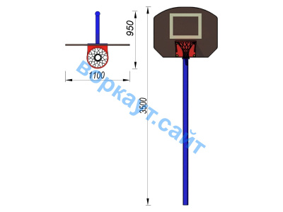 Баскетбольный щит СИО 3510 в Тюмени