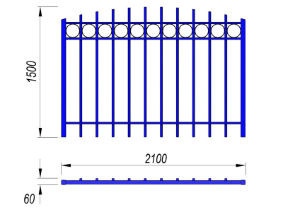 Ограждение спортивной площадки МАФ 5005 в Тюмени