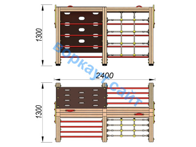 Детский спортивный комплекс ДСК 3203 в Тюмени
