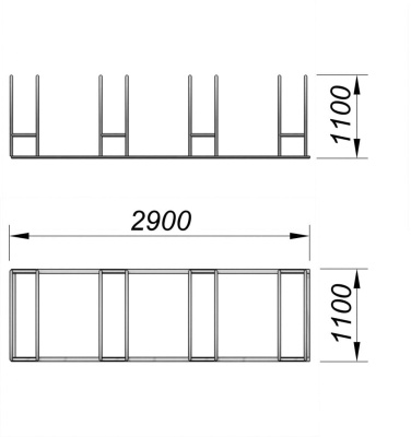 Велопарковка МАФ 6002 в Тюмени