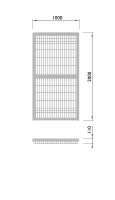 Калитка спортивной площадки МАФ 5105 в Тюмени