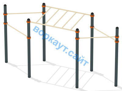 Турник разноуровневый с рукоходом ВС-26 в Тюмени