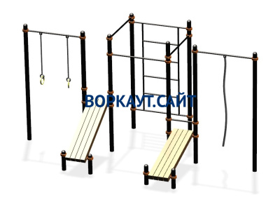 Спортивный комплекс воркаут ВС-44 в Тюмени