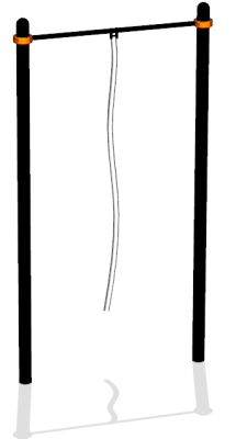 Турник с гимнастическим канатом ВС-34 в Тюмени