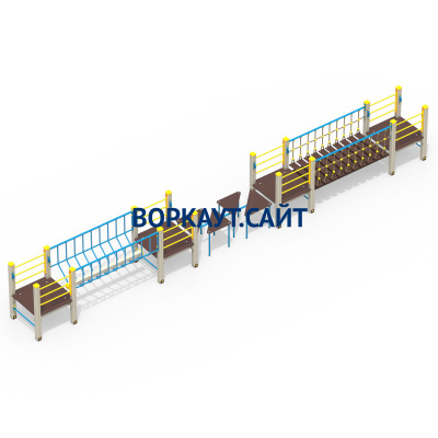 Детский спортивный комплекс Двойной мостик ДСК 3115 в Тюмени