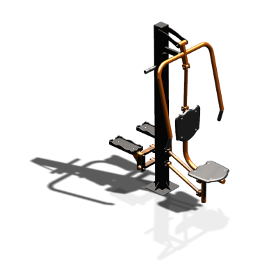 Уличный тренажер "Жим от груди Степпер" УТ342 в Тюмени