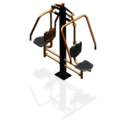 Уличный тренажер  "Жим от груди двойной" УТ204 в Тюмени