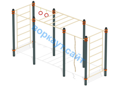 Воркаут комплекс гимнастический  ВС-24 в Тюмени