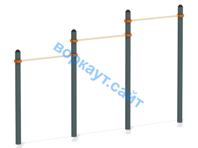 Турник тройной ВС-4 в Тюмени