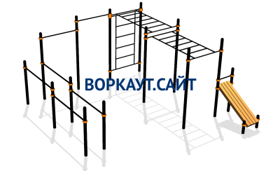 Спортивный комплекс воркаут ВС-109 в Тюмени