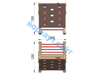 Детский спортивный комплекс ДСК 3202 в Тюмени