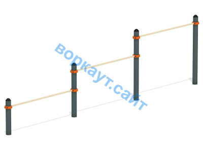 Каскад турников тройной ВС-6 в Тюмени