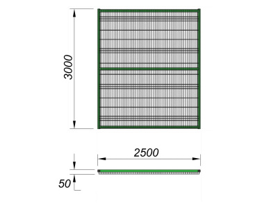 Ограждение спортивной площадки 2500х3000 МАФ 5103 в Тюмени