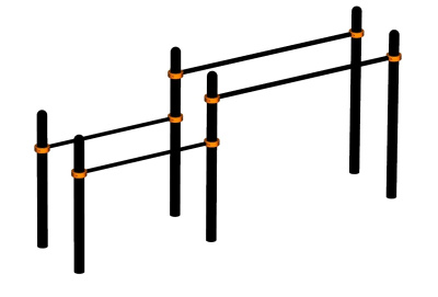 Брусья разновысокие ВС-15 в Тюмени