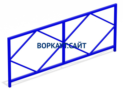 Ограждение площадки МАФ 5001 в Тюмени