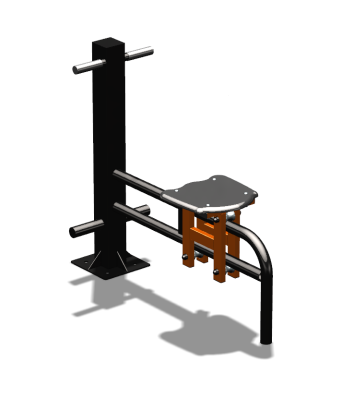 Уличный тренажер "Каталка одинарная" УТ 123 в Тюмени