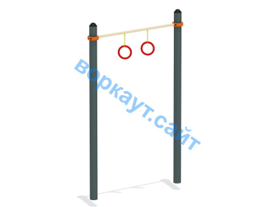 Турник с кольцами ВС-7 в Тюмени Турник с кольцами ВС-7 в Тюмени