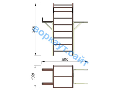 Детский спортивный комплекс 3 в 1 ДСК 3103 в Тюмени