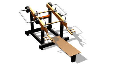 Силовой уличный тренажер  "Жим от груди"  УТ422 в Тюмени