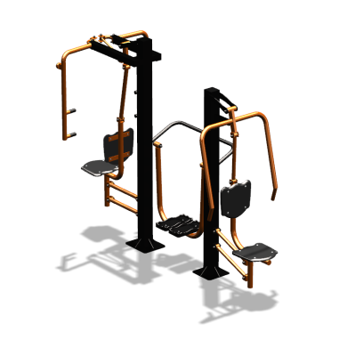 Уличный тренажер "Жим от себя Шагомер Баттерфляй" УТ303 в Тюмени