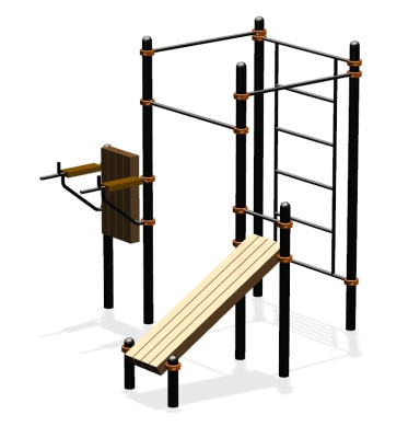 Спортивный комплекс воркаут ВС-64 в Тюмени