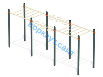 Воркаут комплекс рукоходов ВС-22 в Тюмени