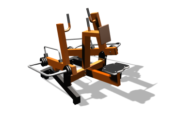 Силовой уличный тренажер  "Рычажная тяга"  УТ419 (тренажер находится на оптимизации у производства  и внешне может отличится от заявленной картинки в Тюмени