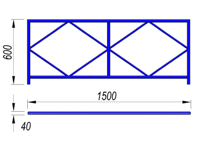 Ограждение площадки МАФ 5001 в Тюмени