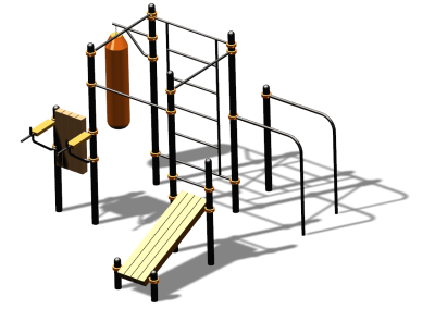 Спортивный комплекс воркаут ВС-93 в Тюмени