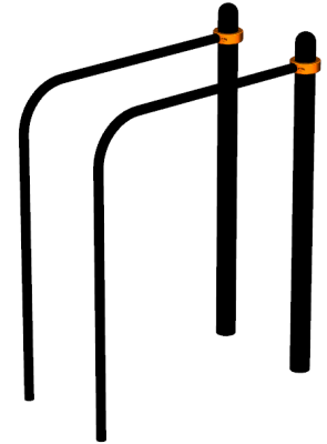 Воркаут брусья приставные ВС-39 в Тюмени