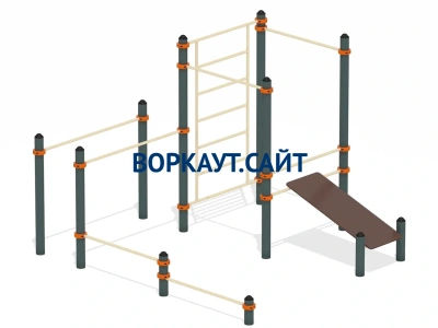 Спортивный комплекс воркаут ВС-43 в Тюмени
