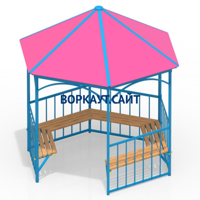 Беседка с лавками МАФ 4120 в Тюмени