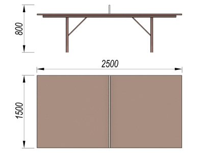 Теннисный стол МАФ 3517 в Тюмени